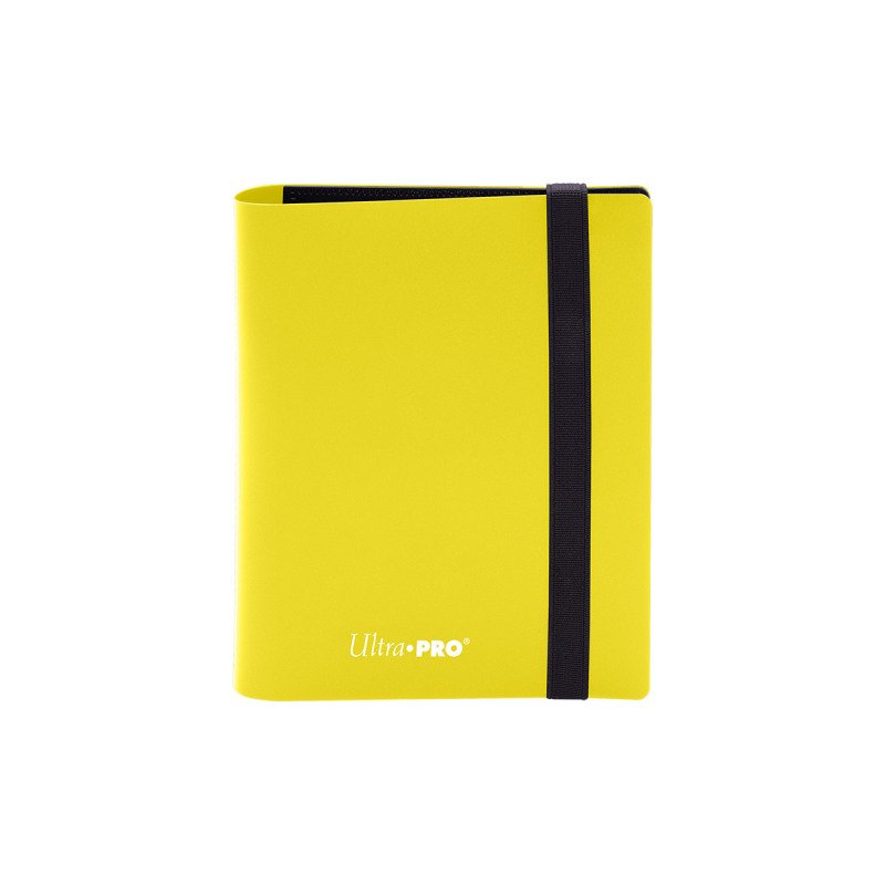 Ultra PRO - UP - 2-Pocket Eclipse PRO-Binder: Lemon Yellow