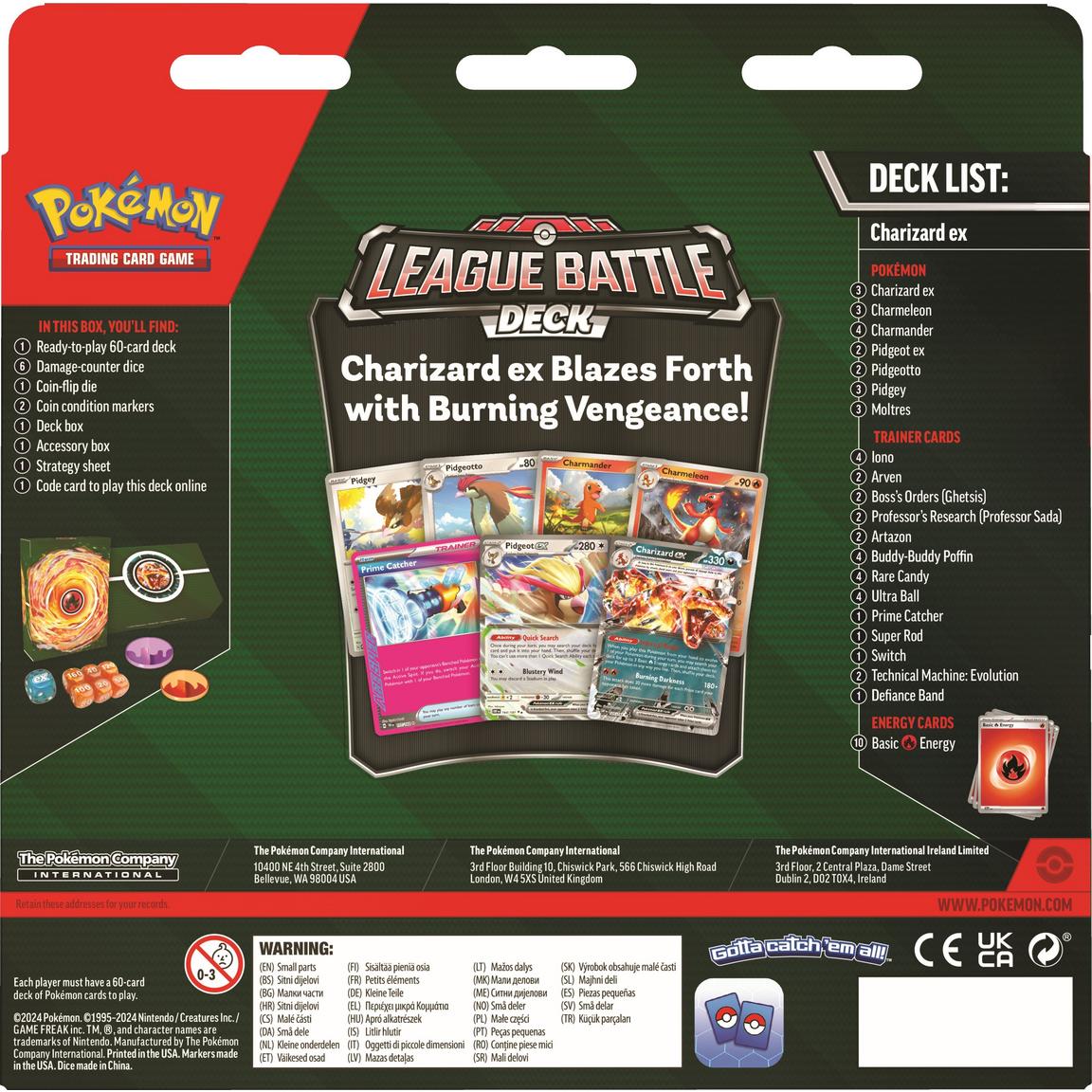 Pokémon League Battle Deck: Charizard ex (2024)
