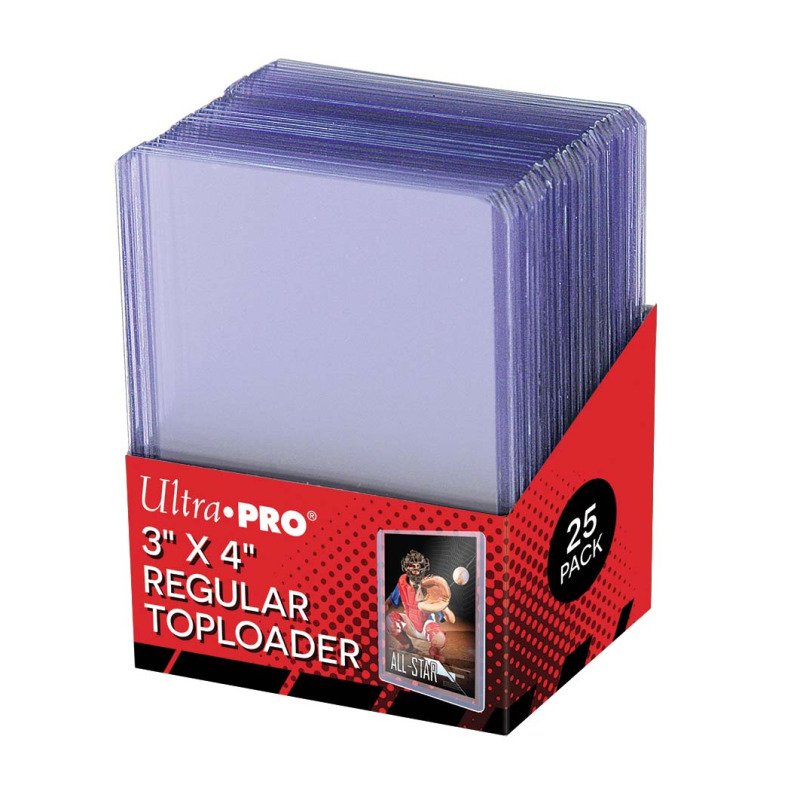Ultra PRO - UP - 3" X 4" Clear Regular Toploader (25 Count)