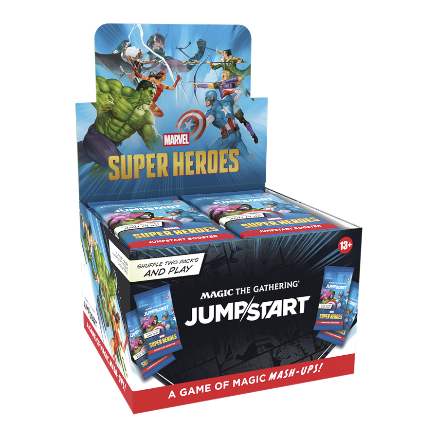 Magic: The Gathering - Marvel Super Heroes Jumpstart Booster Display