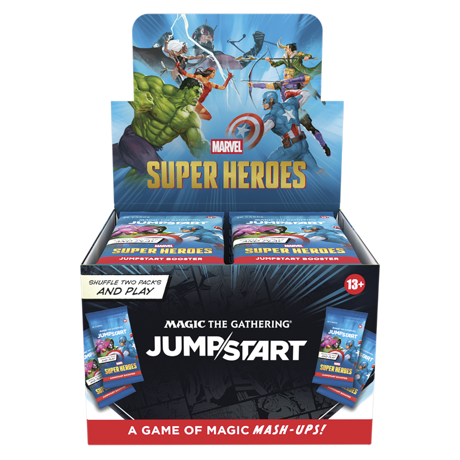 Magic: The Gathering - Marvel Super Heroes Jumpstart Booster Display