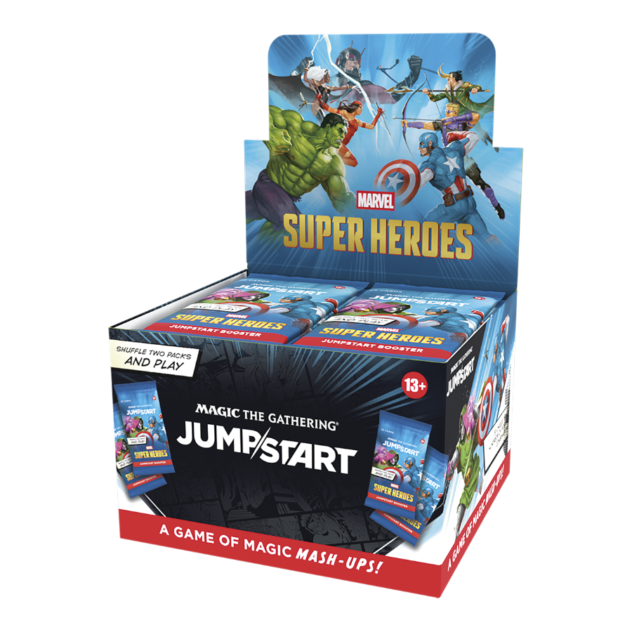 Magic: The Gathering - Marvel Super Heroes Jumpstart Booster Display