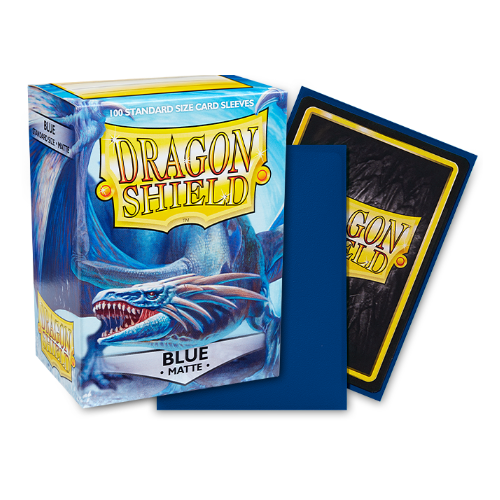 Dragon Shield - DS - Standard Sleeves: Blue [Matte] (100 pieces)
