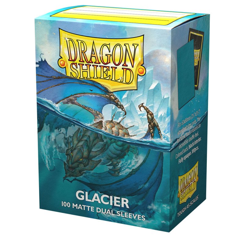 Dragon Shield - DS - Standard Dual Sleeves: Glacier [Matte] (100 Count)