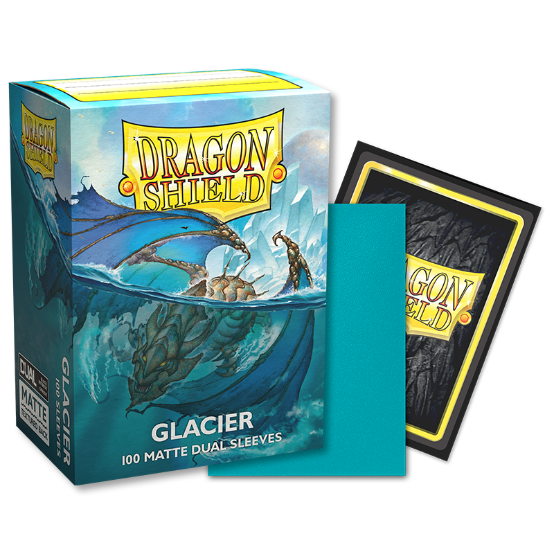 Dragon Shield - DS - Standard Dual Sleeves: Glacier [Matte] (100 Count)