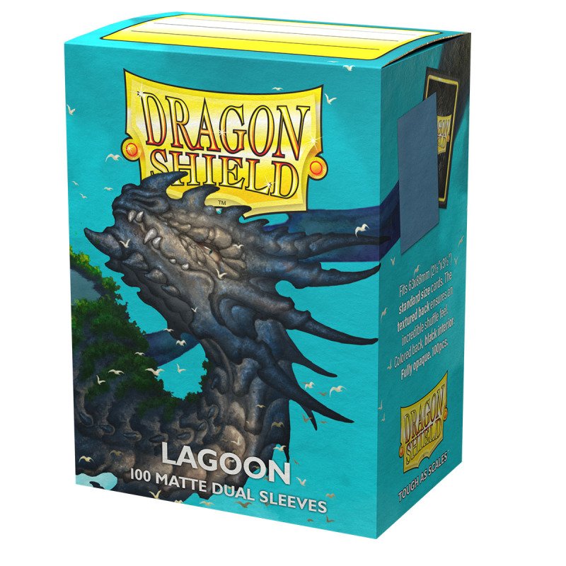 Dragon Shield - DS - Standard Dual Sleeves: Lagoon [Matte] (100 pieces)