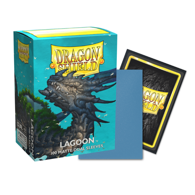 Dragon Shield - DS - Standard Dual Sleeves: Lagoon [Matte] (100 pieces)