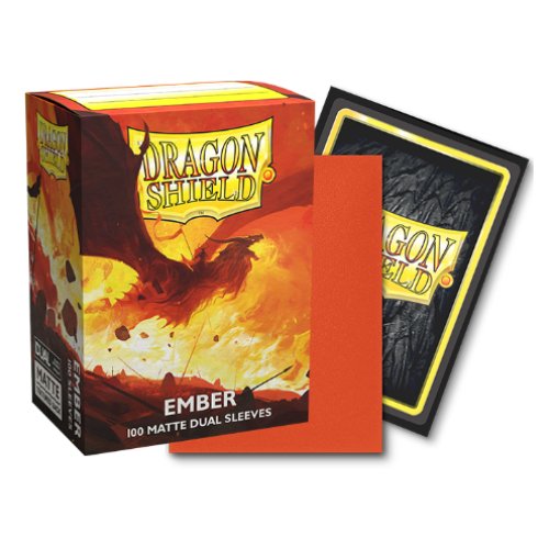 Dragon Shield - DS - Standard Dual Sleeves: Ember [Matte] (100 Count)