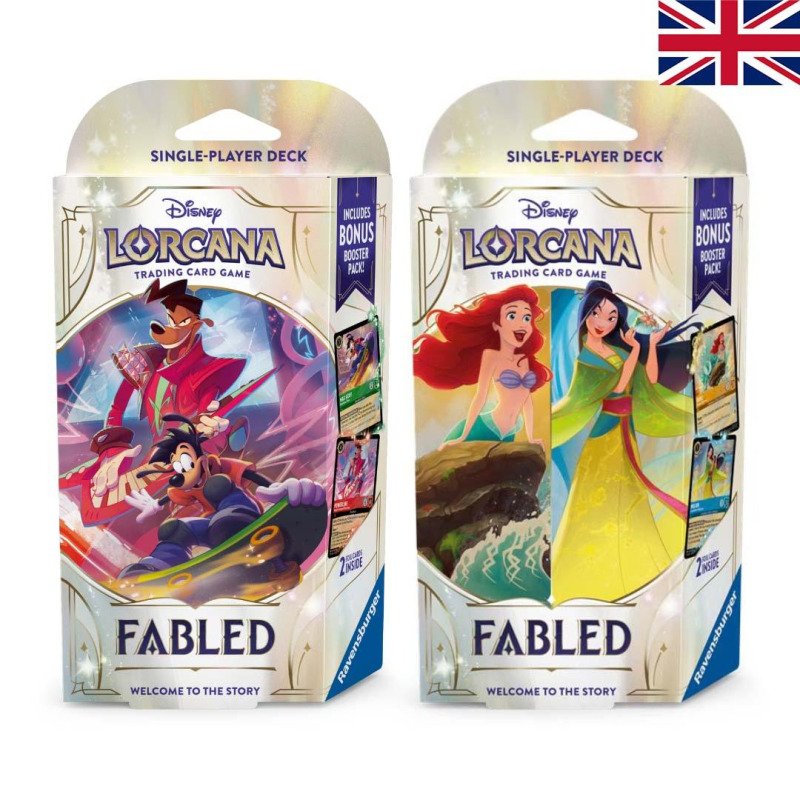 Disney Lorcana - Fabled: Starter Deck Display